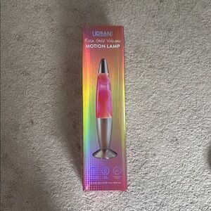 Urban Rose Gold Volcano Motion Lamp